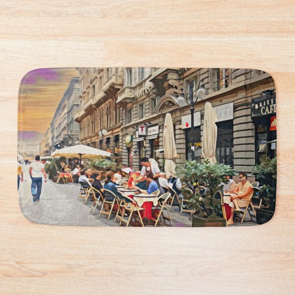 Item preview, MILANO OUTSIDE RESTAURANTS  designed and sold by ArtbyRolleen.