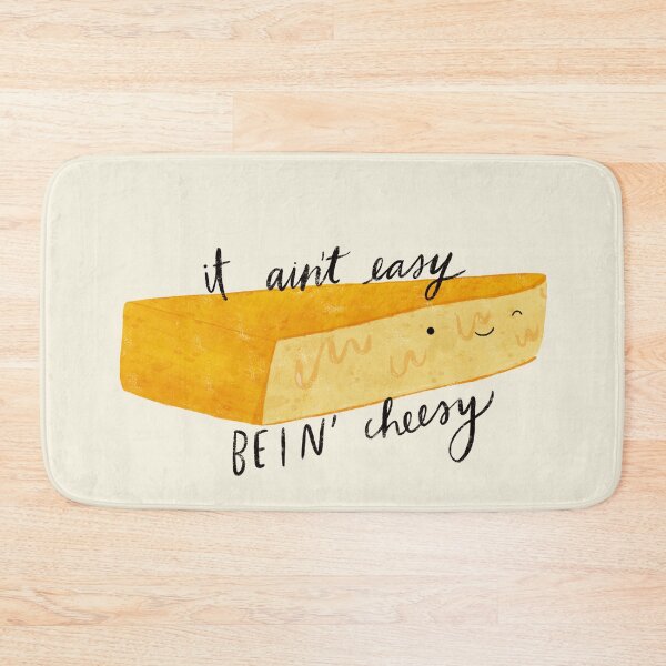 Item preview, "It ain't easy bein' cheesy" punny food designed and sold by maddydoodlesoup.