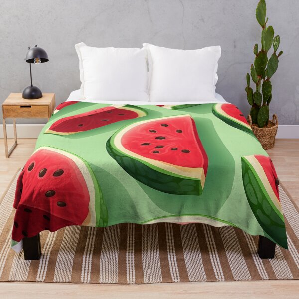 Item preview, Refreshing Watermelon Slice Seamless Pattern designed and sold by imaginariumlab.