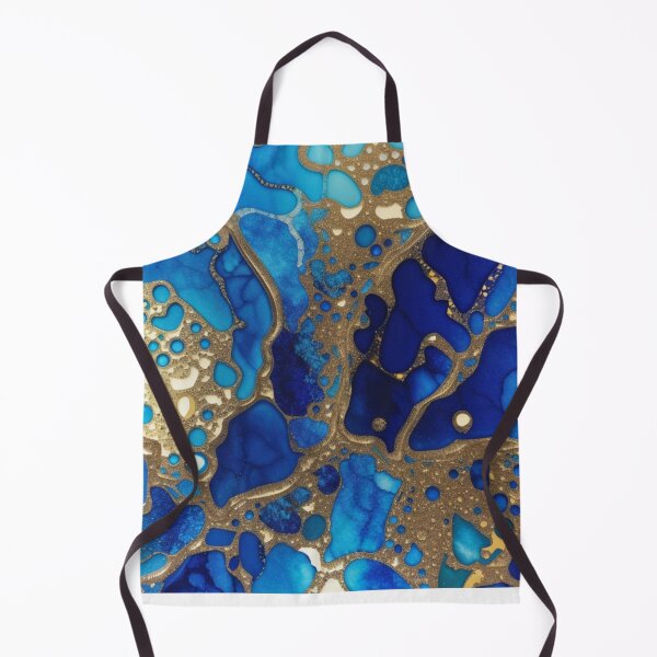 Item preview, Hado Patterns blue and gold glass designed and sold by BAHO STORE.