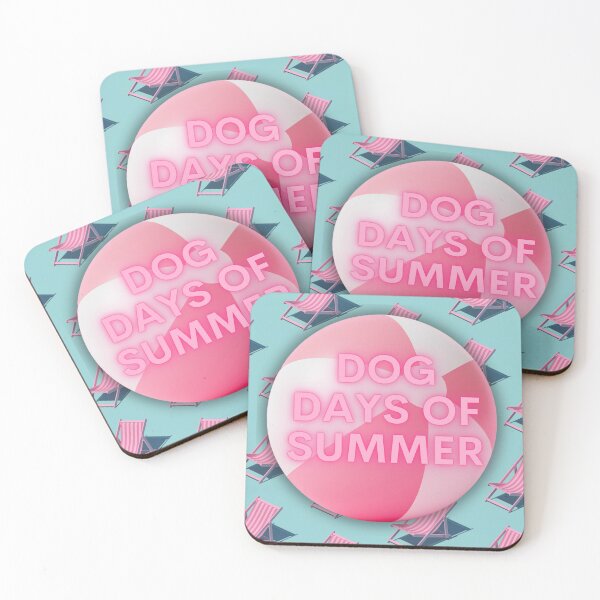 Item preview, Retro Pink Dog Days of Summer designed and sold by hihoneyitsbunny.