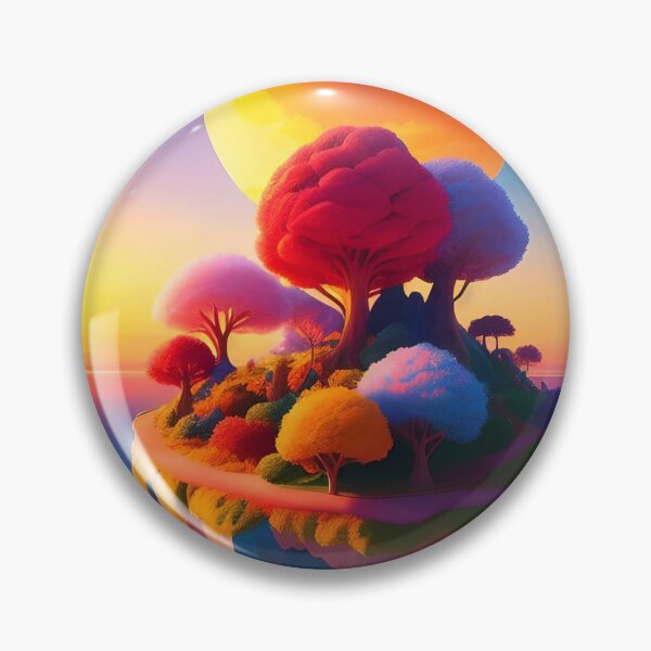 Item preview, Beautiful floating island illustration designed and sold by 1Celery.