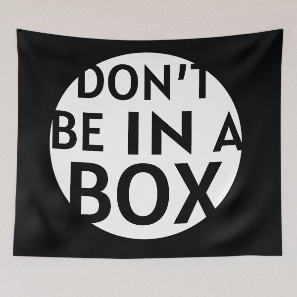 Item preview, Be different (white circle) designed and sold by FattoAMano.