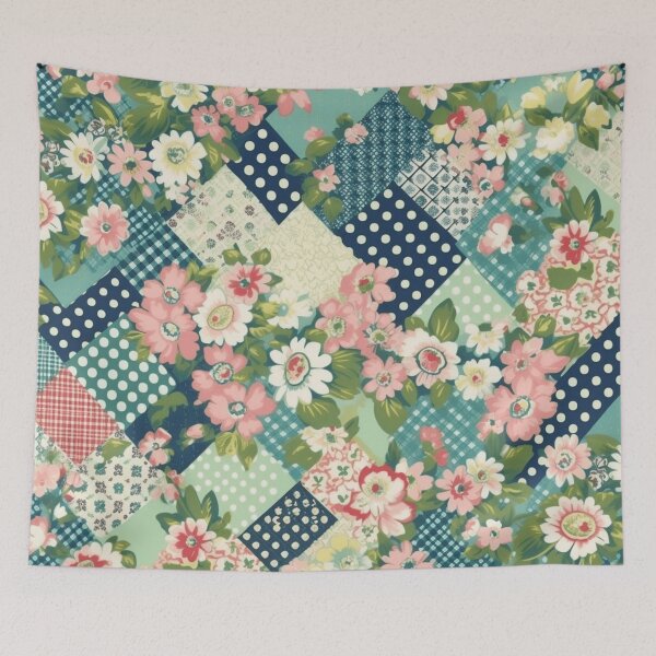 Item preview, Patchwork Floral designed and sold by Jasby-Co.