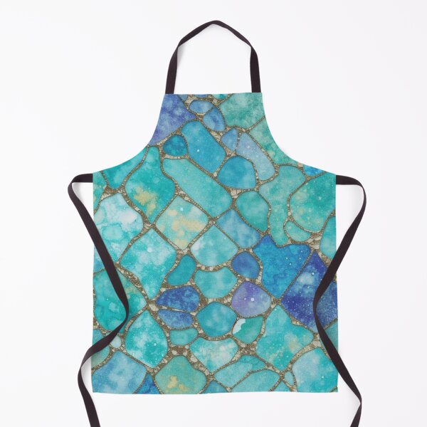 Item preview, Hado Patterns blue and gold glass designed and sold by BAHO STORE.