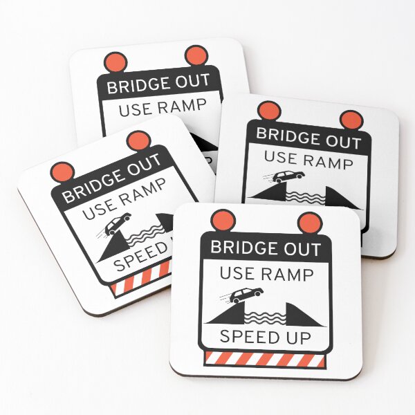 Item preview, Bridge Out Speed Up Road Sign! designed and sold by Smorano7.