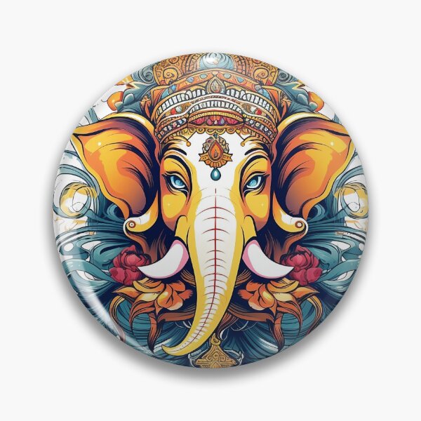 Item preview, Divine Ganesha Graphic Art designed and sold by imaginariumlab.