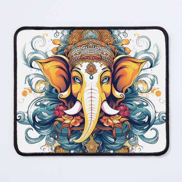 Item preview, Divine Ganesha Graphic Art designed and sold by imaginariumlab.