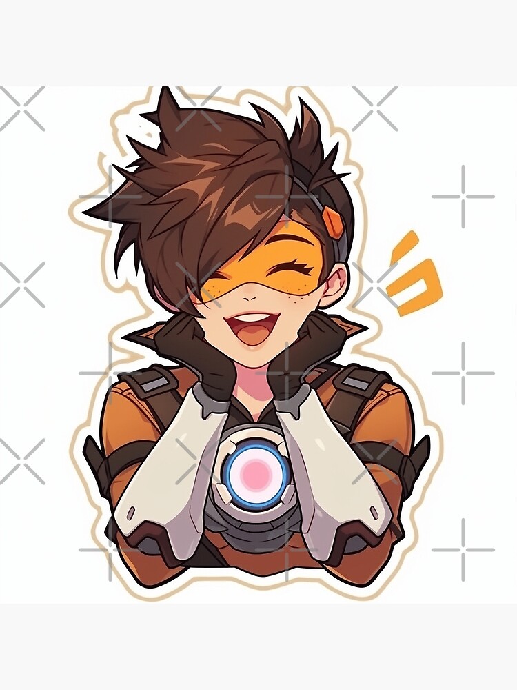 Cute Tracer Art Board Print for Sale by SchellStation