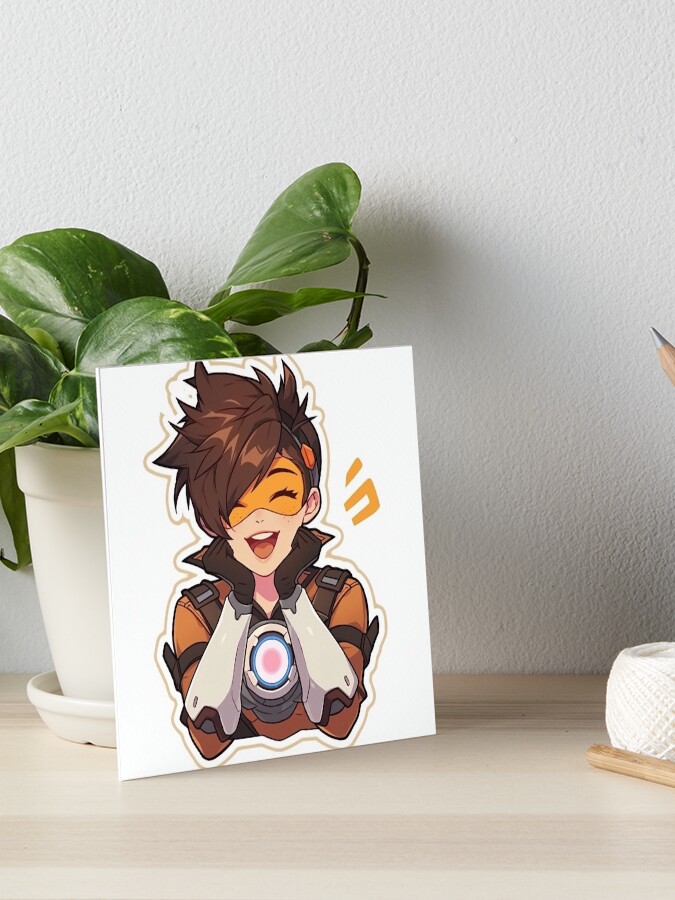 Cute Tracer Art Board Print for Sale by SchellStation