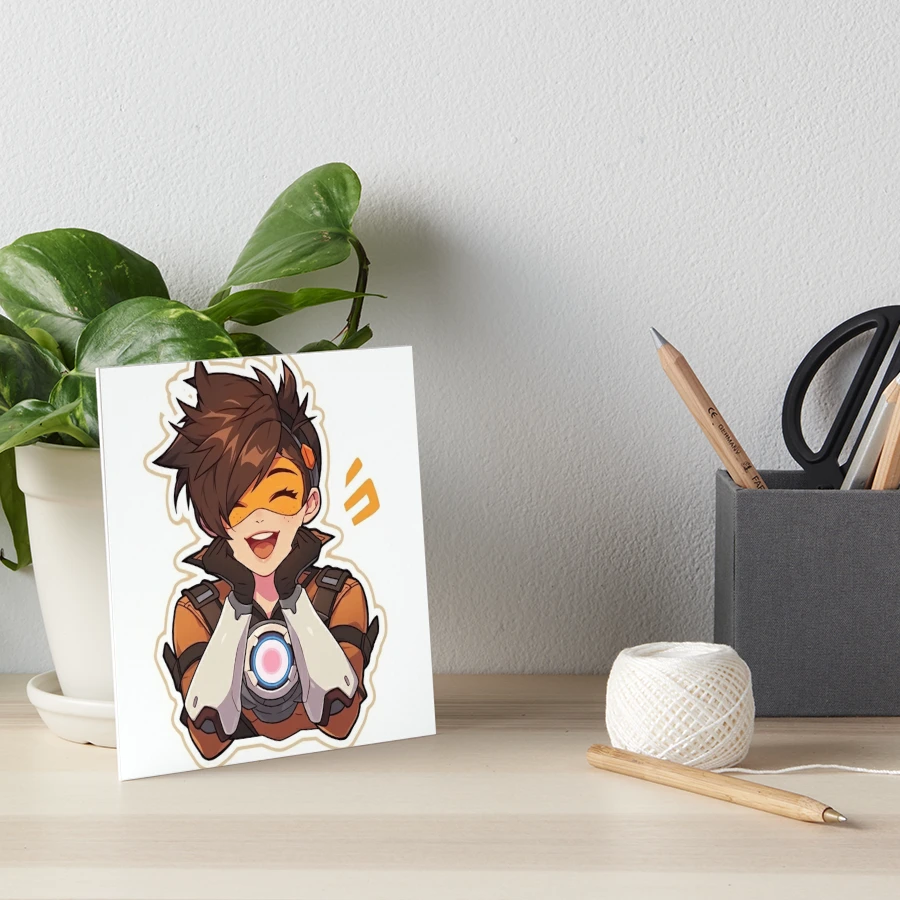 Cute Tracer Art Board Print for Sale by SchellStation