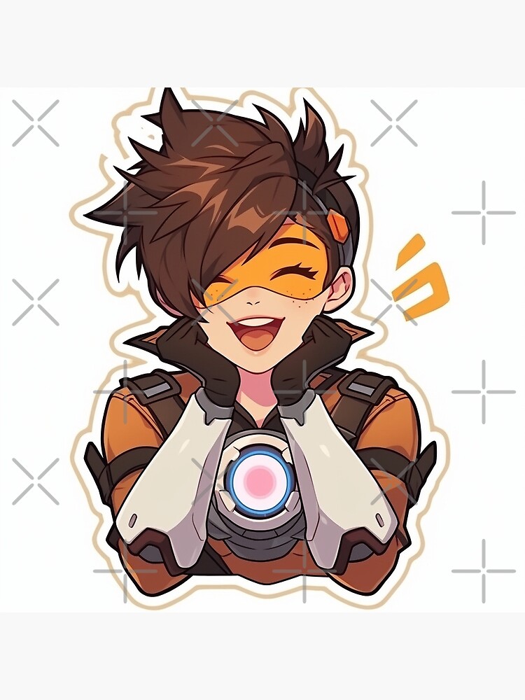 Tracer From Overwatch Art Print 