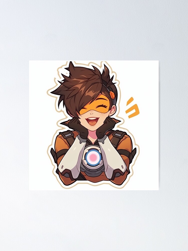 Poster, Quadro Overwatch - Tracer em