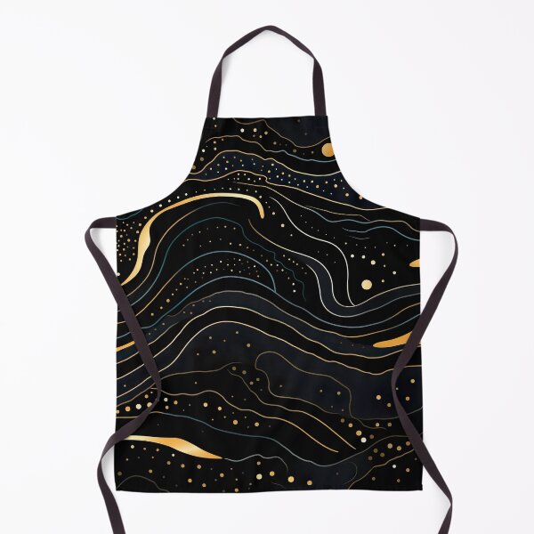 Item preview, Cosmic Constellations - Whimsical Topography in Black and Gold designed and sold by vadimcarazan.
