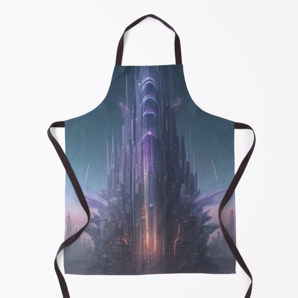Item preview, Tower of Tomorrow: Luminous Futuristic Skyscraper designed and sold by GoodWitch24.