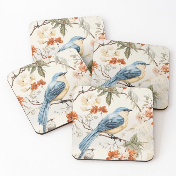 Item preview,   Birds painted with delicate watercolor strokes, following the style of John James Audubon. designed and sold by SBD-Shop.