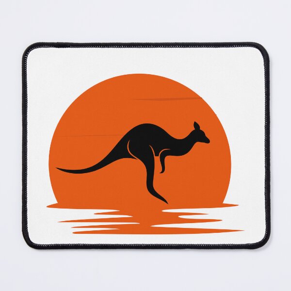 Item preview, Kangaroo at sunset designed and sold by AnimalWardrobe.
