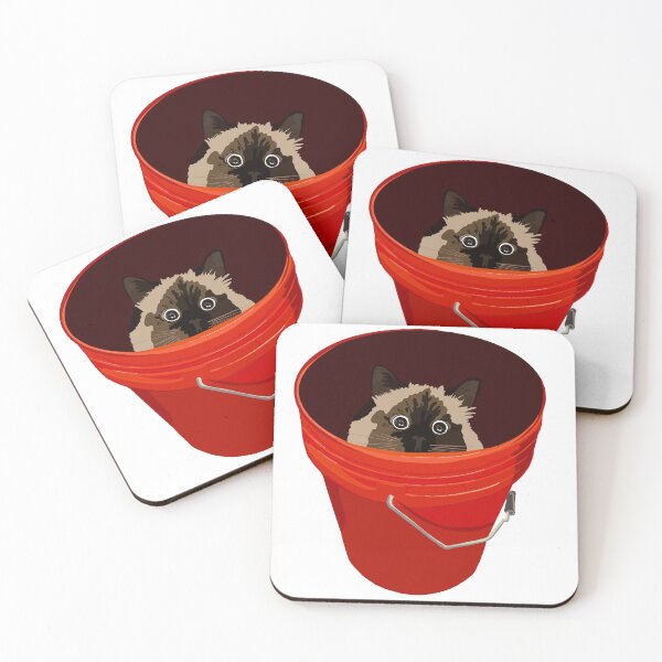Item preview, Cat in a bucket designed and sold by boberweiser.