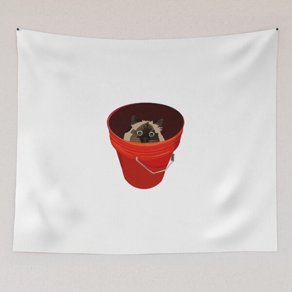 Item preview, Cat in a bucket designed and sold by boberweiser.