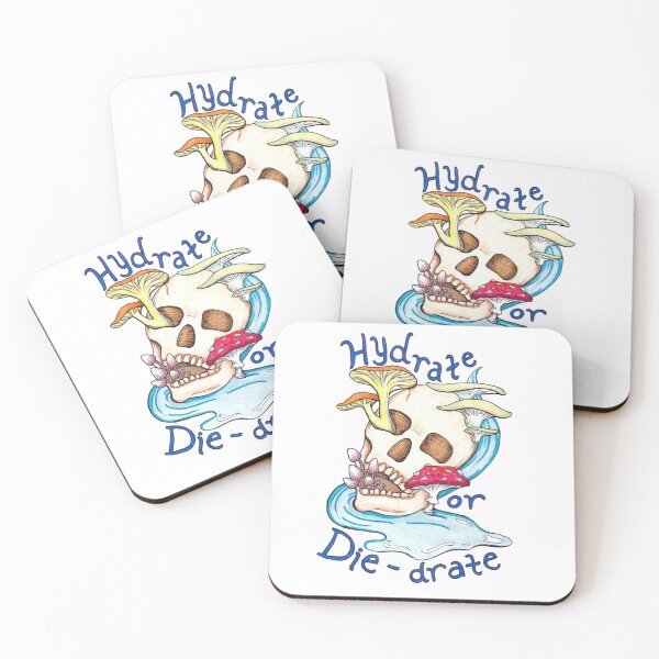 Item preview, Hydrate or Die-drate designed and sold by Wyrd & Witchy Art and Design.