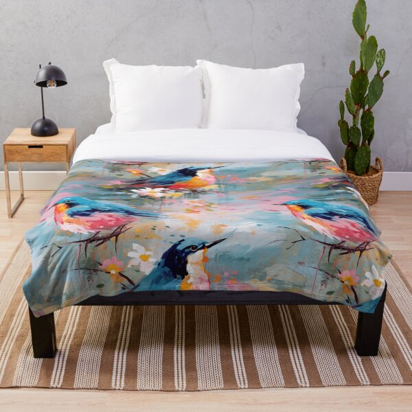 Item preview,  Vibrant Wings: Impressionist Birds in Colorful Abundance designed and sold by SBD-Shop.
