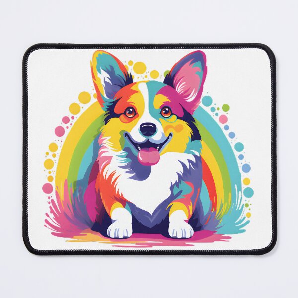 Item preview, Rainbow Smilling Corgi designed and sold by Motys.