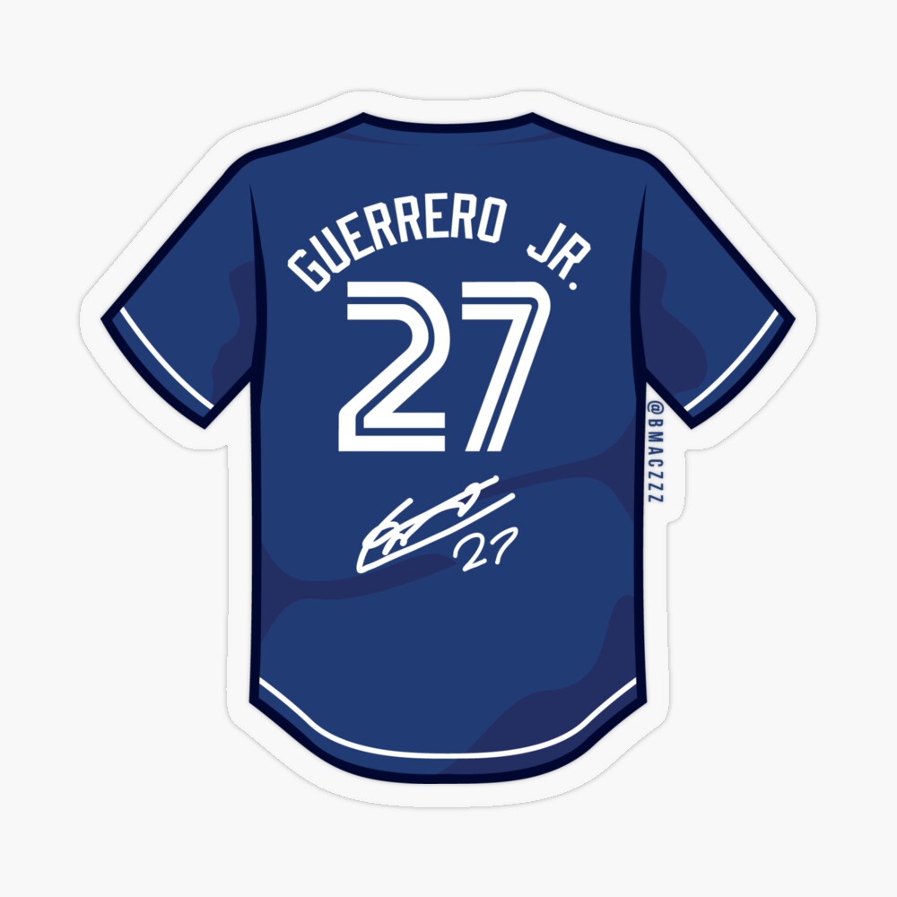 Vladimir Guerrero Jr. - Vlad Jr. Toronto Signature Jersey' Sticker for Sale  by TheBmacz