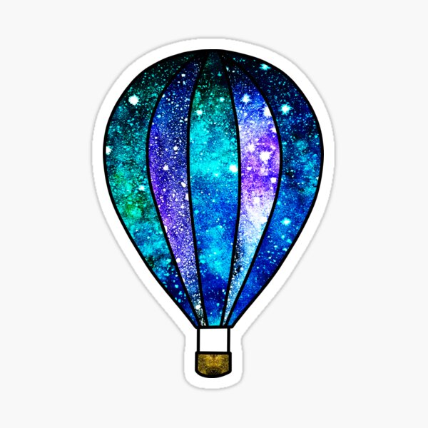 Item preview, Cosmic Hot Air Balloon  designed and sold by SilverFantasy.