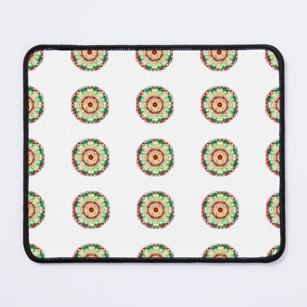Item preview, Red and green mandala designed and sold by GL Miller Designs.