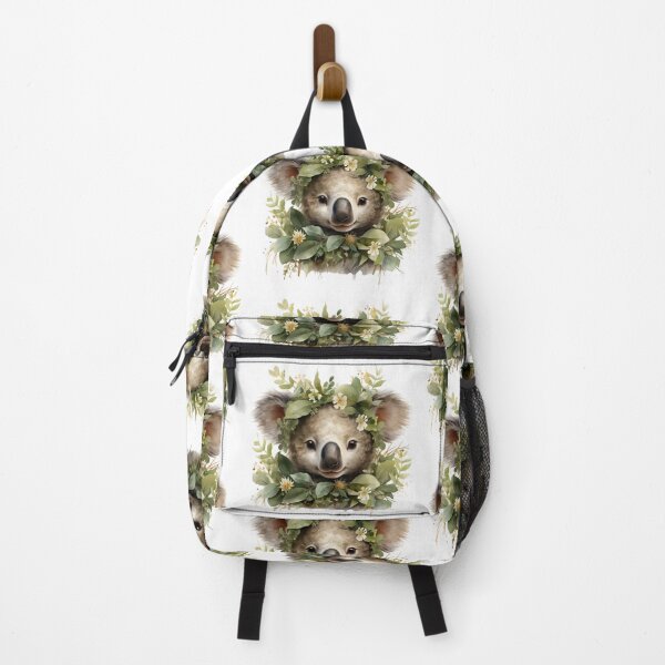 Item preview, Cute Baby Koala with Eucalyptus in Watercolor designed and sold by Suse Hocking.