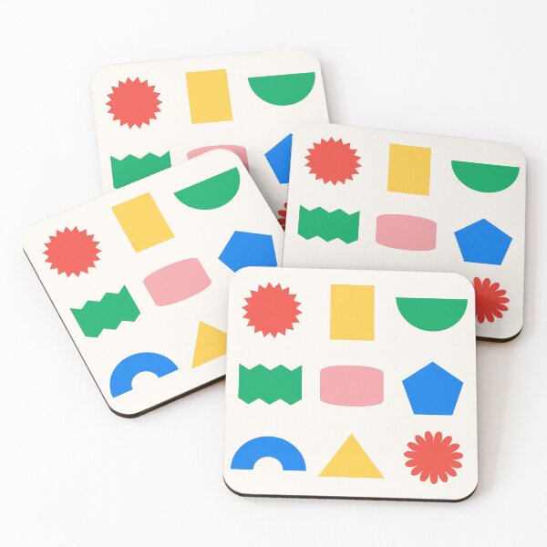 Item preview, Coloridas formas geométricas inspiradas en la Bauhaus designed and sold by Jselz.