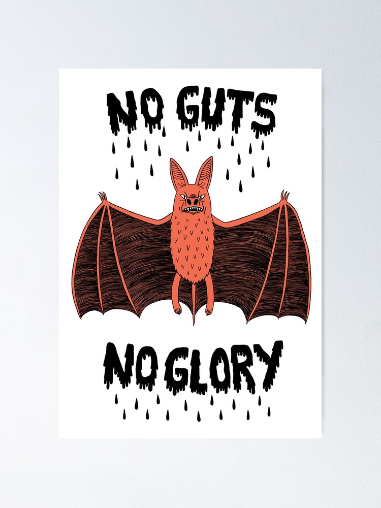 Thumbnail 1 of 3, Poster, No Guts No Glory designed and sold by jackteagle.