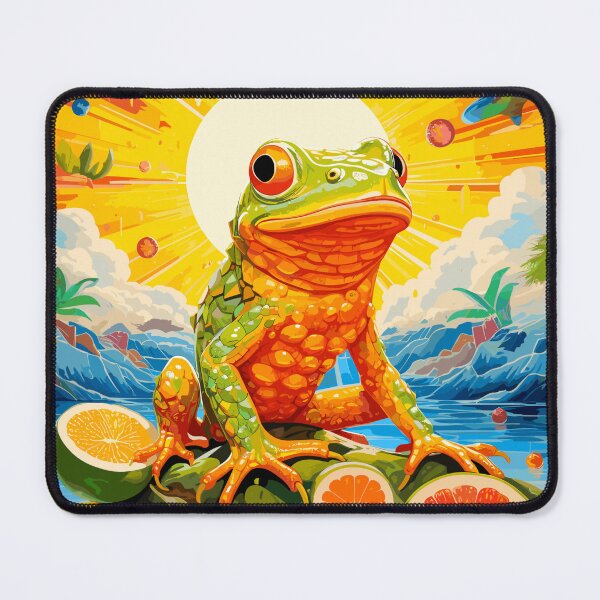 Item preview, Juicy Frog abstract vibrant design. designed and sold by Artbyminga.