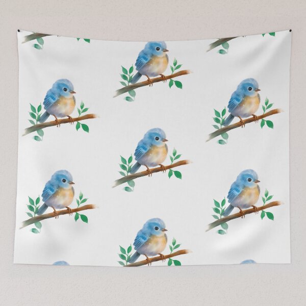 Item preview, Cute Watercolor Blue Jay designed and sold by Jdelgado813.