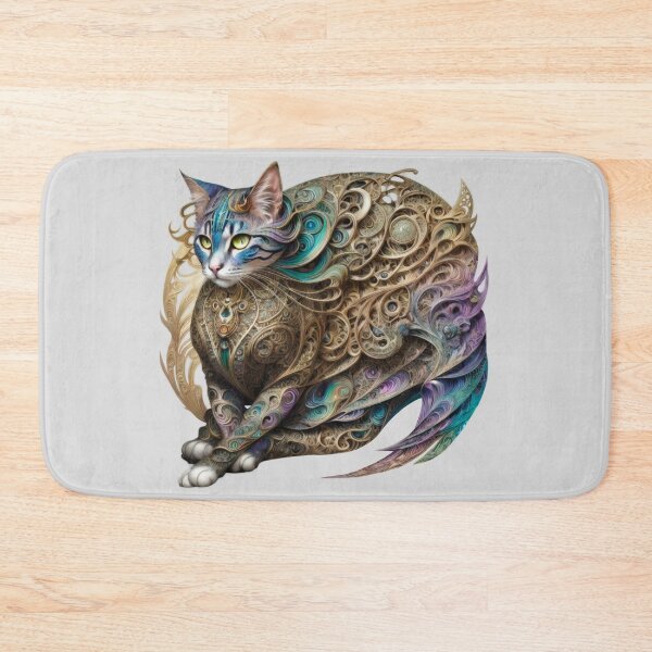 Item preview, WISDOM OF THE AGES Magical Metaphysical Mystical Regal Cat Bastet Goddess designed and sold by BadassBazaar.