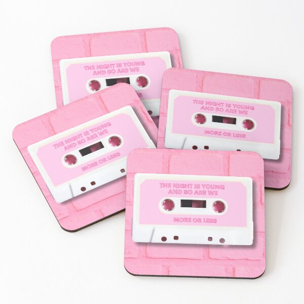 Item preview, Retro Pink Cassette Forever Young designed and sold by hihoneyitsbunny.