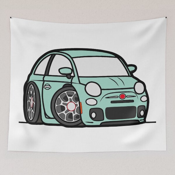 Item preview, FIAT 500 - Verde Chiaro designed and sold by LaloSoda.