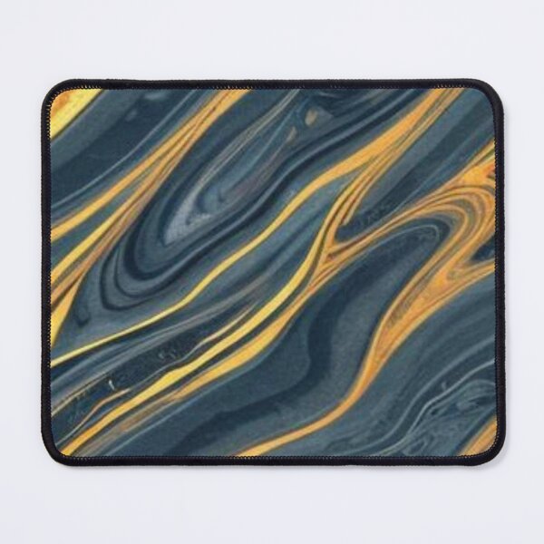 Item preview, Abstract Gold and Blue Liquid Metal designed and sold by calibrit.