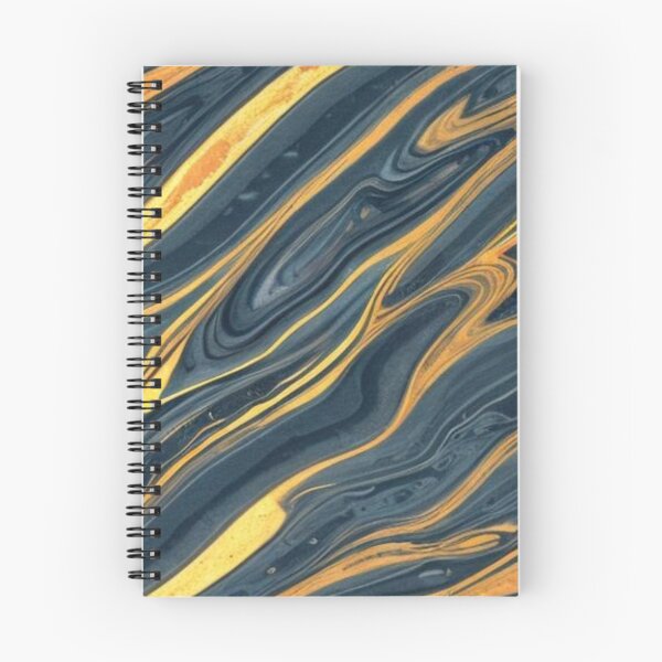 Item preview, Abstract Gold and Blue Liquid Metal designed and sold by calibrit.