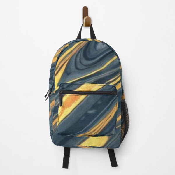 Item preview, Abstract Gold and Blue Liquid Metal designed and sold by calibrit.