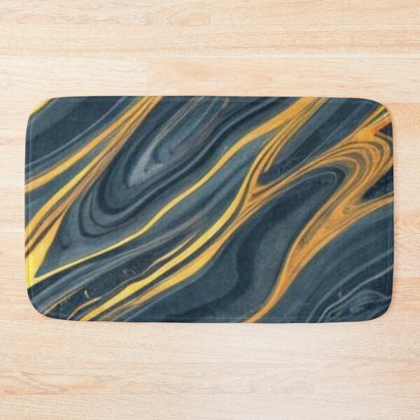 Item preview, Abstract Gold and Blue Liquid Metal designed and sold by calibrit.