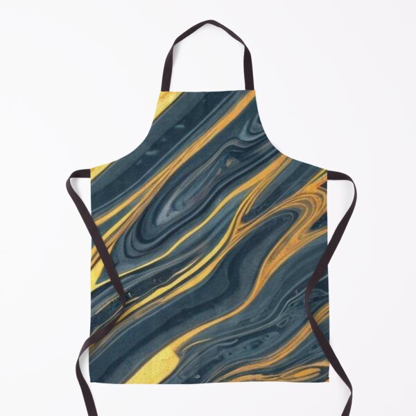 Item preview, Abstract Gold and Blue Liquid Metal designed and sold by calibrit.