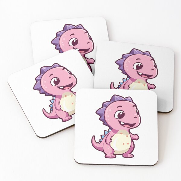 Item preview, Cute Pink Baby Dino designed and sold by ladysticky.