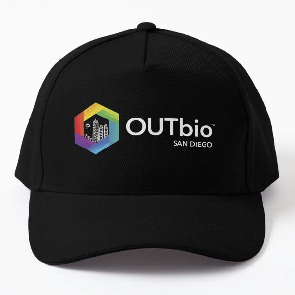 OUTbio San Diego Rainbow Logo with Horizontal Black Text Pullover Hoodie  for Sale by OUTbioSanDiego