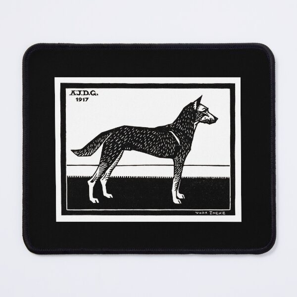 Item preview, 20th century Dog painting by Julie de Graag under public domain. designed and sold by paulo silveira.