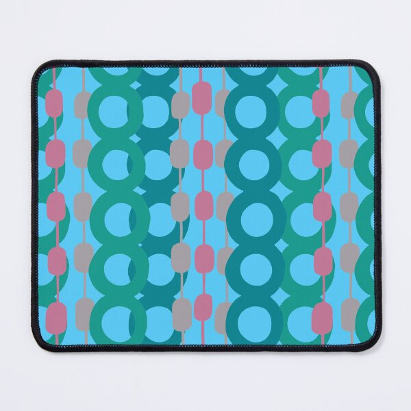 Item preview, Circles and Beads Blue Pattern designed and sold by MitaDreamDesign.
