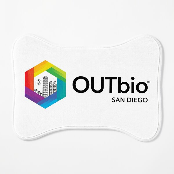 OUTbio San Diego Rainbow Logo with Horizontal Black Text Pullover Hoodie  for Sale by OUTbioSanDiego