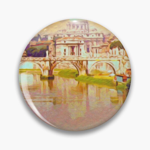 Item preview, THE VATICAN FROM ACROSS THE TIBER RIVER designed and sold by ArtbyRolleen.