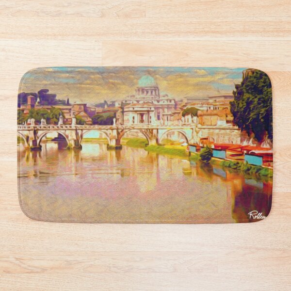 Item preview, THE VATICAN FROM ACROSS THE TIBER RIVER designed and sold by ArtbyRolleen.