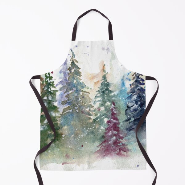 Item preview, Misty rainbow forest watercolor designed and sold by AnissaF.